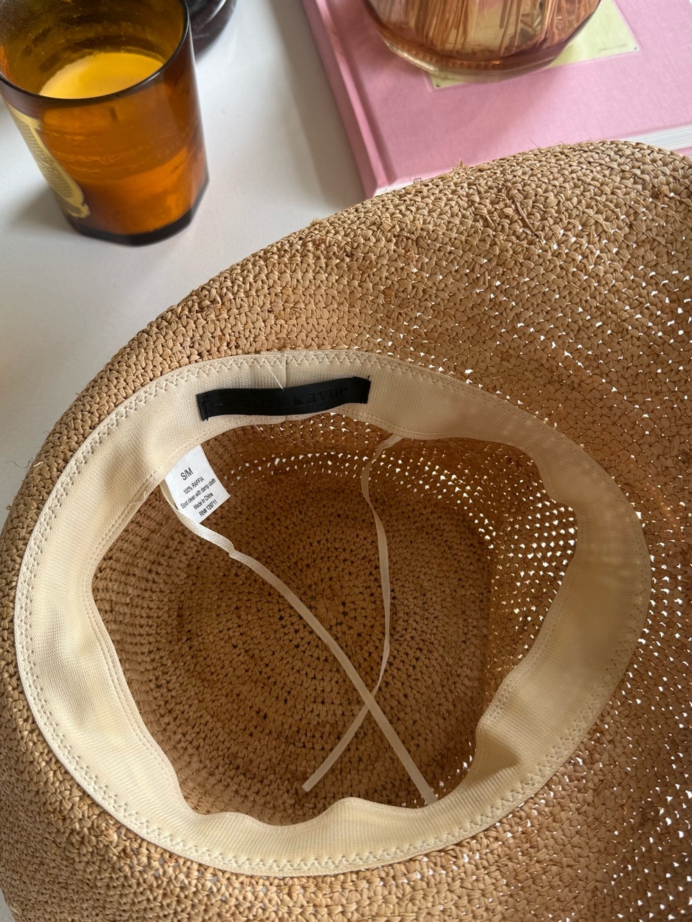 Jenni Kayne Woven Straw Bucket Hat - Natural Tan - Picture 4 of 4